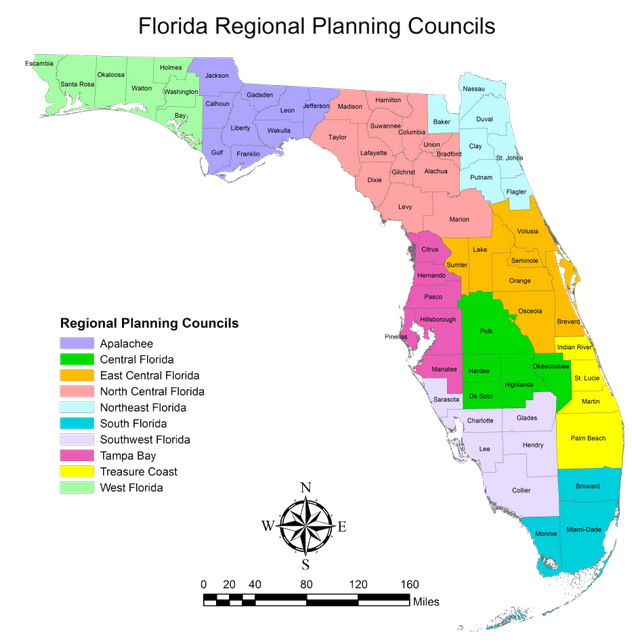 Florida Rpc Map – Apalachee Regional Planning Council